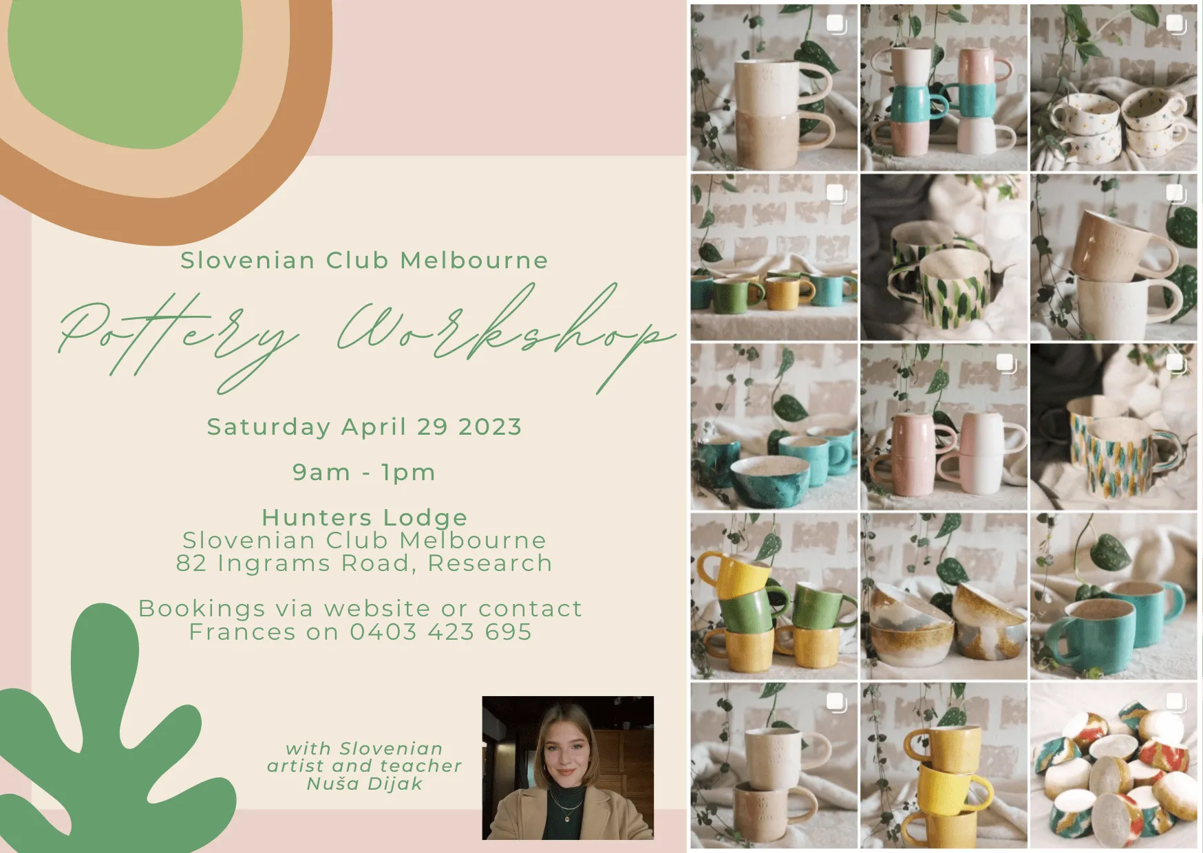 Pottery Workshop with Nuša Dijak