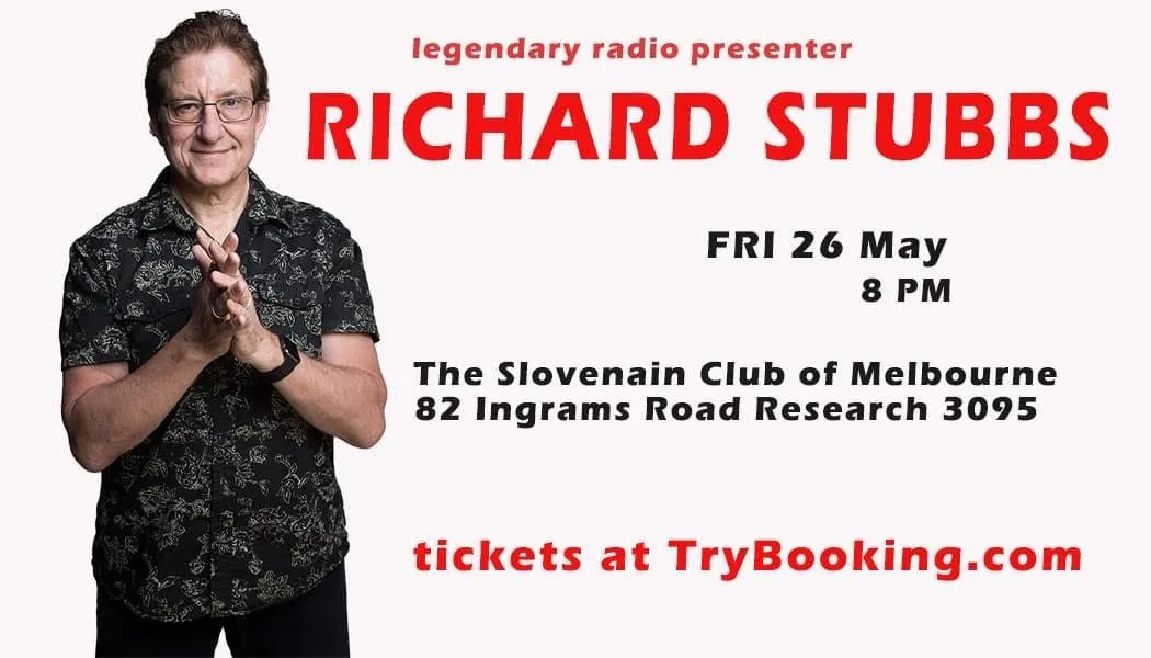 Richard Stubbs at the Slovenian Club Melbourne!